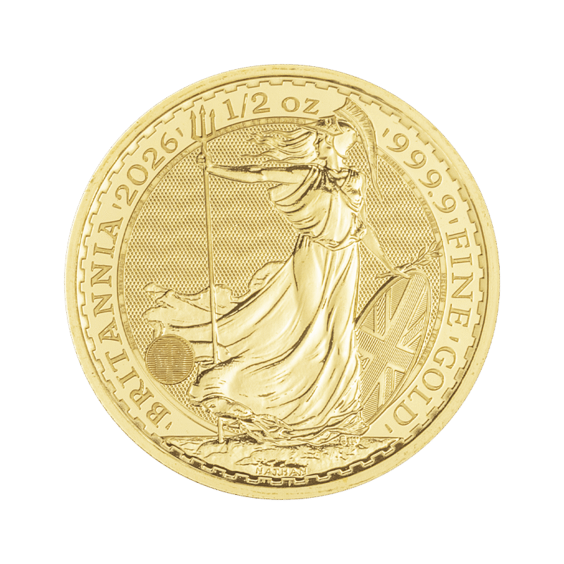 Britannia 1/2 oz – Złota moneta bulionowa